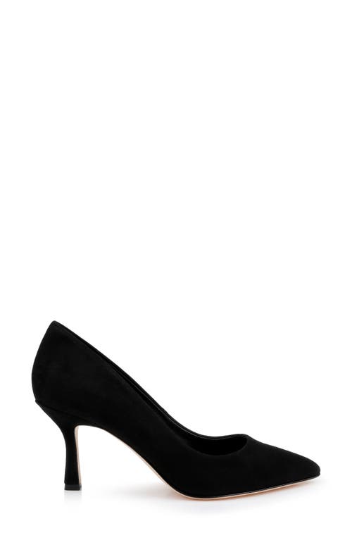 L Agence L'agence Fleur Pointed Toe Pump In Black Suede