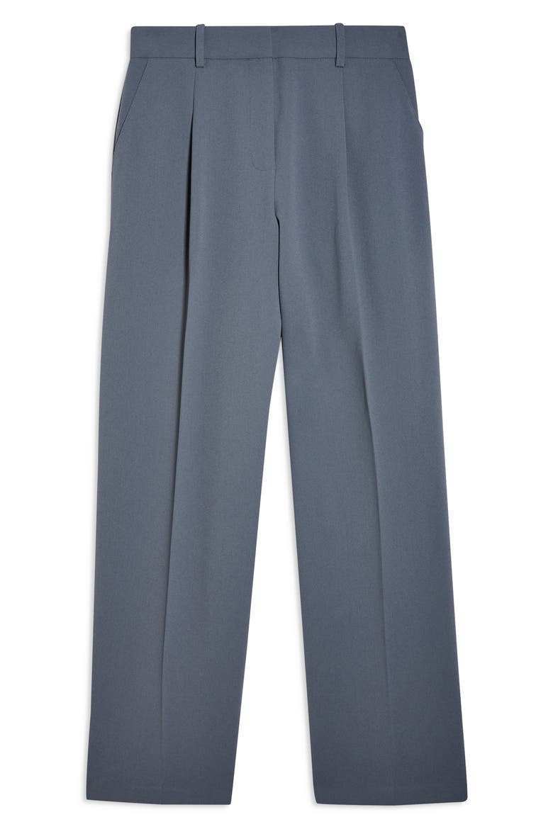 Lulu Elastic Back Trousers, Alternate, color, BLUE
