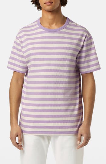 Scotch & Soda Relaxed Fit Waffle Stripe T-shirt