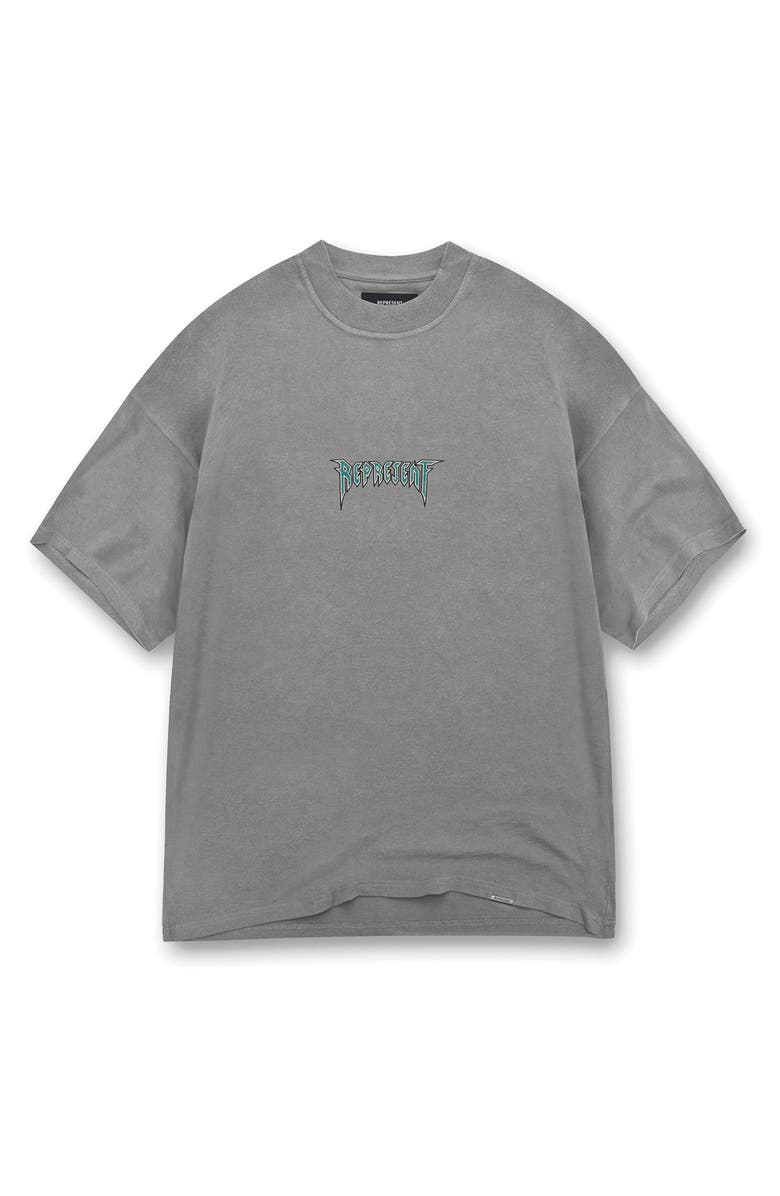 Represent Rock Logo T-Shirt, Alternate, color, 