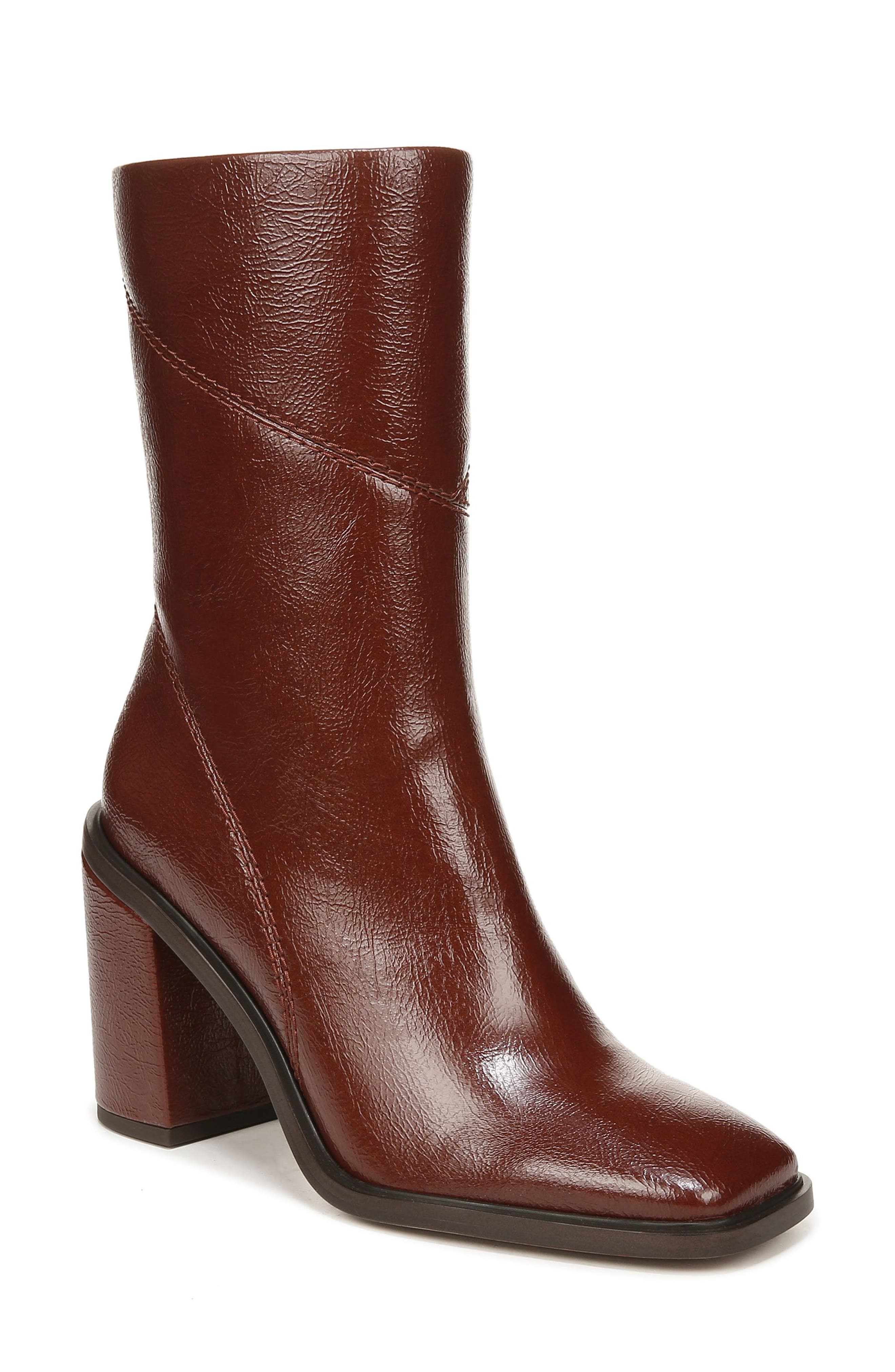 Franco Sarto Stevie Bootie, Main, color, Mahogany