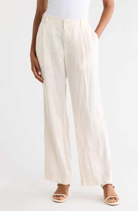 James Perse Pleated Front Linen Pants
