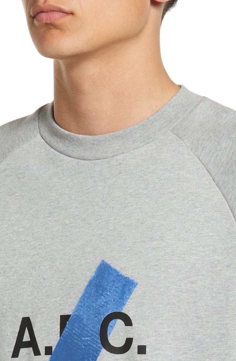 A.P.C. Men's Shiba Crewneck Sweatshirt, Alternate, color, 