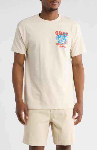 Obey Printing Press Make Art Graphic T-Shirt