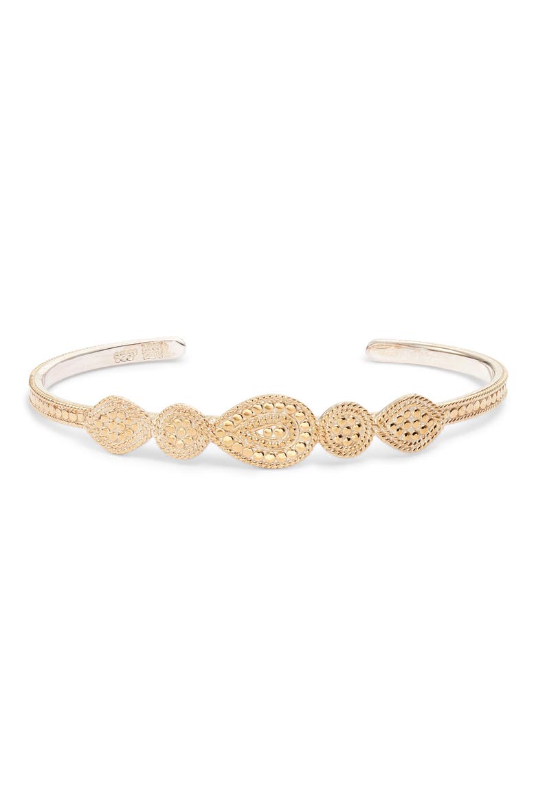 Multi Shape Cuff Bracelet, Main, color, GOLD