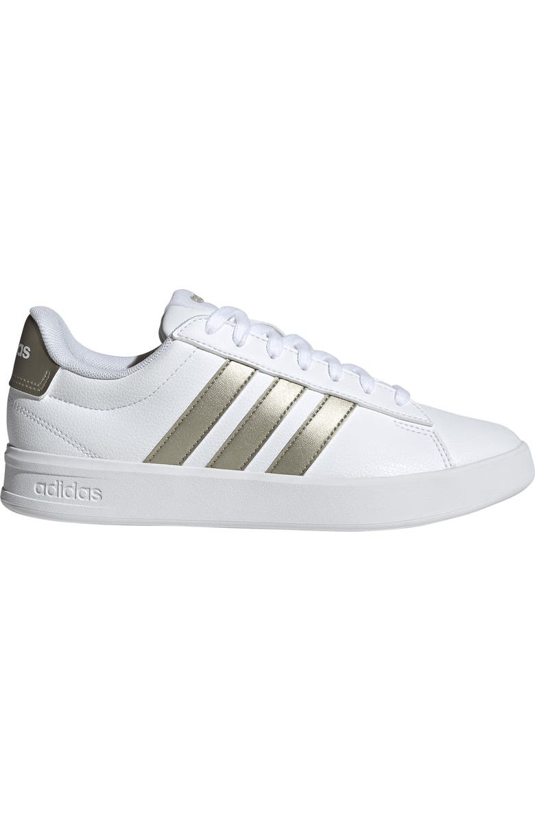 adidas Grand Court 3.0 Sneaker, Alternate, color, White/ Cyber Met./ White