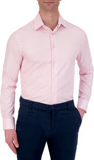 Report Collection Slim Fit Geometric Print Performance Dress Shirt