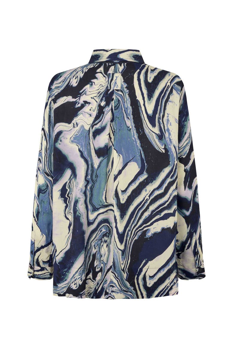 MaImanja Long Sleeve Collared Shirt, Alternate, color, WISTERIA