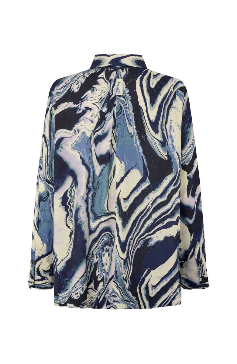 Masai Copenhagen MaImanja Long Sleeve Collared Shirt, Alternate, color, Wisteria