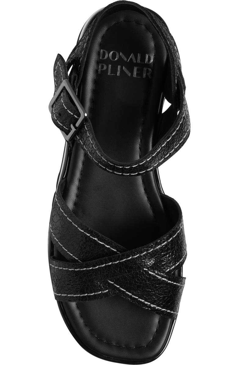 Donald Pliner Lug Sole Slingback Sandal, Alternate, color, Black
