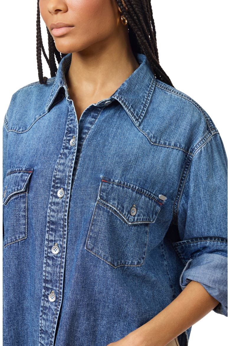Denim Western Shirt, Alternate, color, SANTA FE
