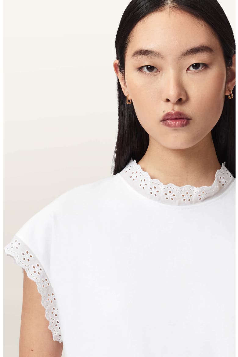 Lele Eyelet Trip Top, Alternate, color, OPTIC WHITE