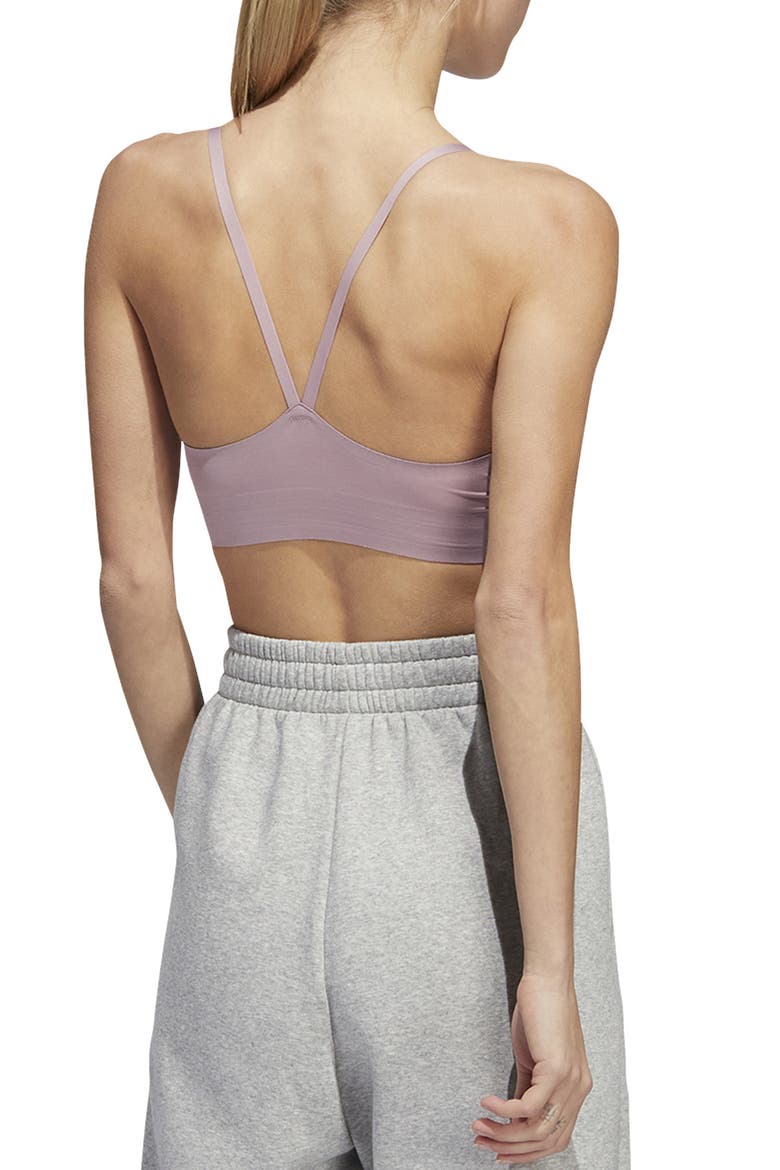 Pure Lounge Recycled Nylon Blend Sports Bra, Alternate, color, MAGIC MAUVE