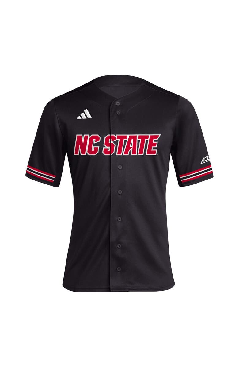 adidas Men's adidas Black NC State Wolfpack Replica Baseball Jersey, Alternate, color, Black