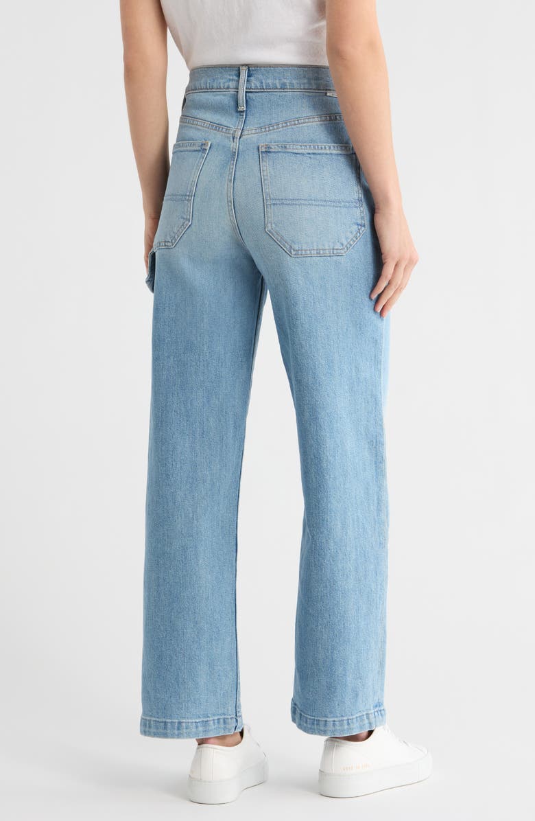 MOTHER The Stud Finder Flood Jeans, Alternate, color, Ivy League Cowboy