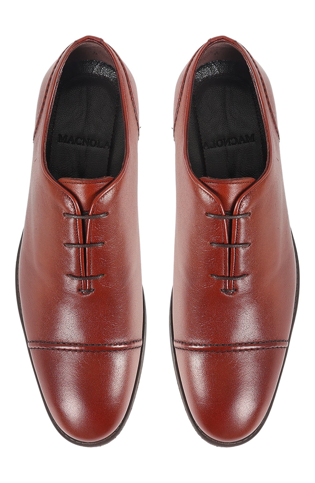 Michigan Arizona Cap Toe Oxford, Alternate, color, COGNAC