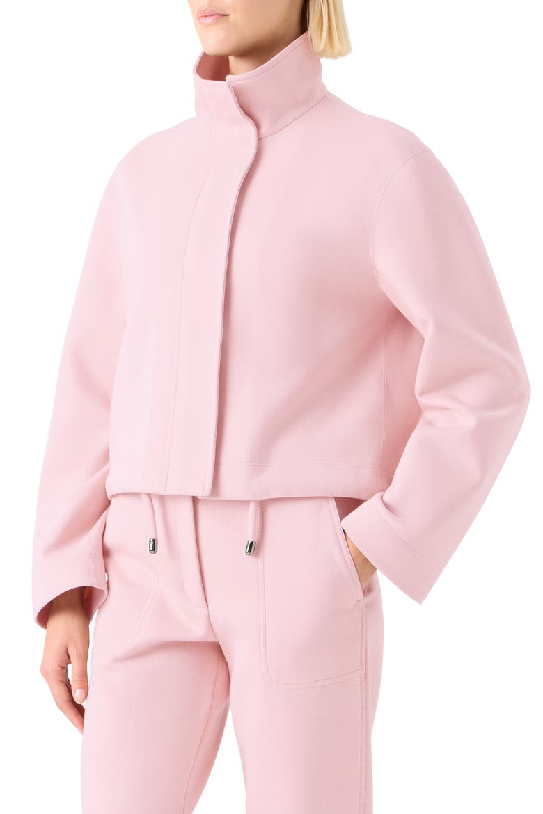 Boxy Wool Crop Jacket, Alternate, color, ROSE