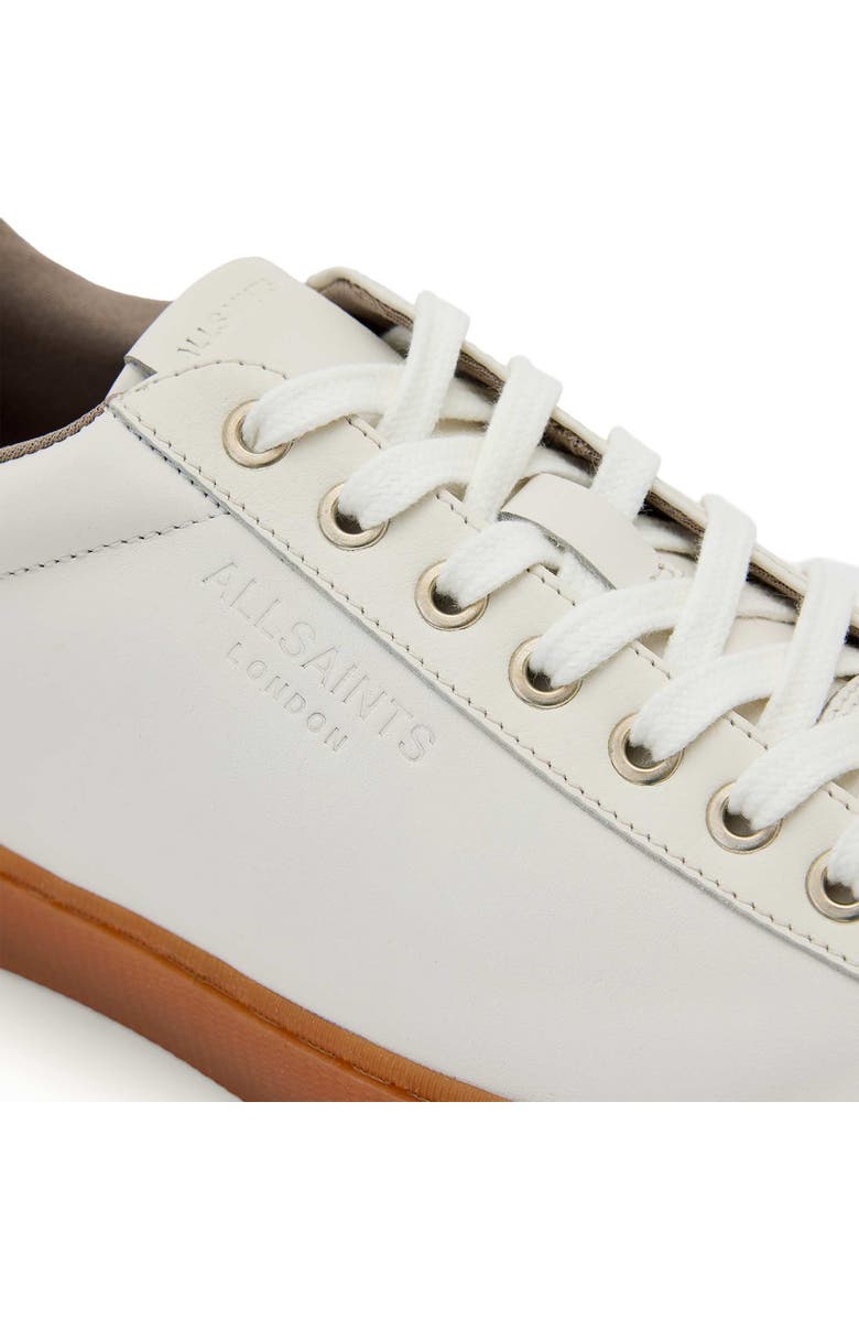 AllSaints Tucker Low Top Sneaker, Alternate, color, White/ Gum