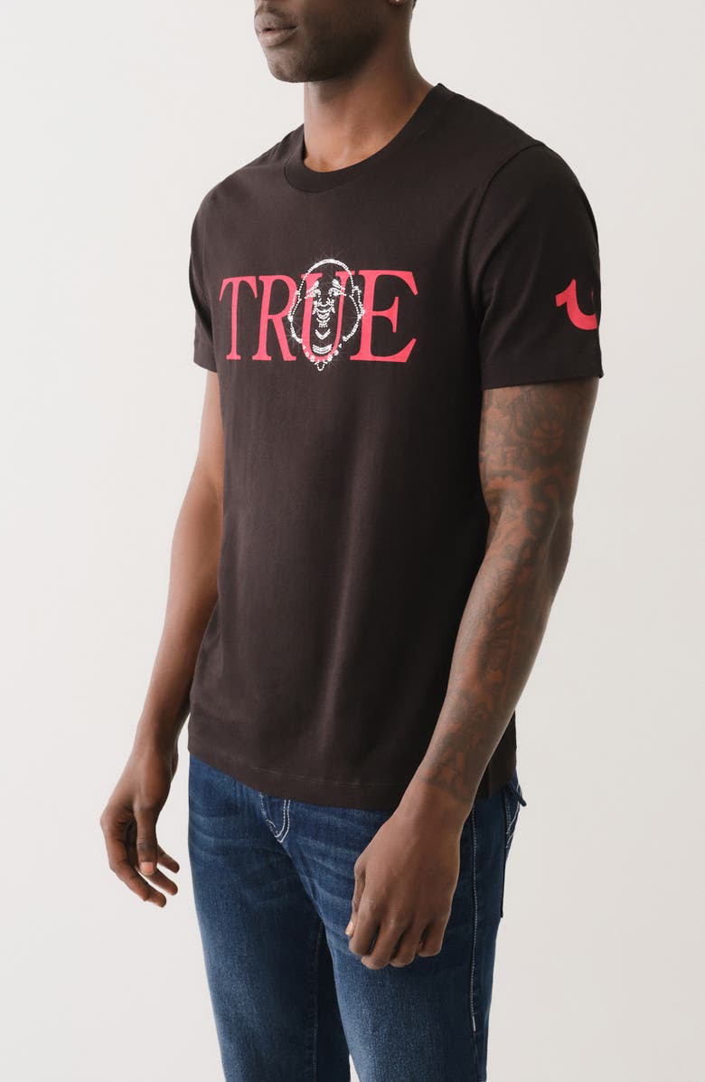 True Religion Cotton Graphic T-Shirt, Alternate, color, 