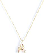 Girls Crew Flutterfly Initial Necklace