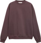 MANGO Cotton Fleece Sweatshirt