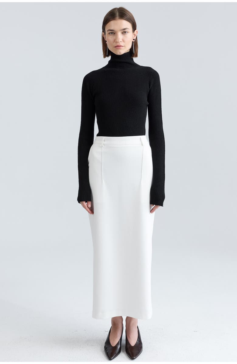 Almina Concept Slim Ribbed Turtleneck, Alternate, color, 
