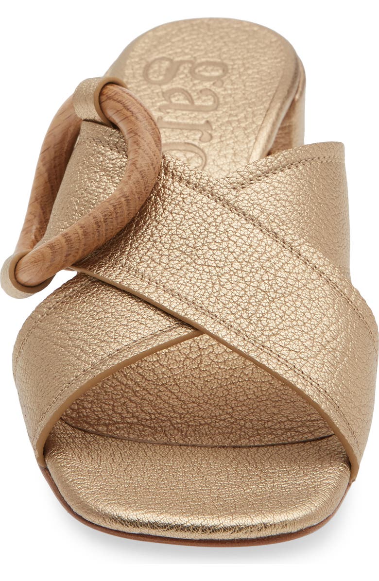 Pedro Garcia Uxia Slide Sandal, Alternate, color, Nugget Petitgrain-Oak