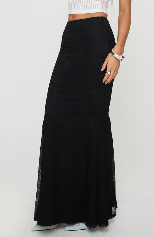 Shop Princess Polly Topping Maxi Skirt In Black