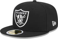 New Era Youth New Era Black Las Vegas Raiders Main 59FIFTY Fitted Hat