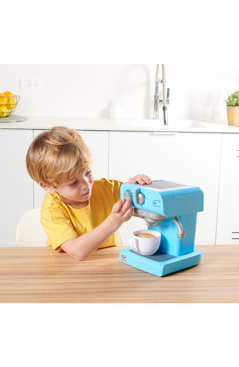 Tasty Junior Pretend Play Electric Coffeemaker Playset, Alternate, color, Blue