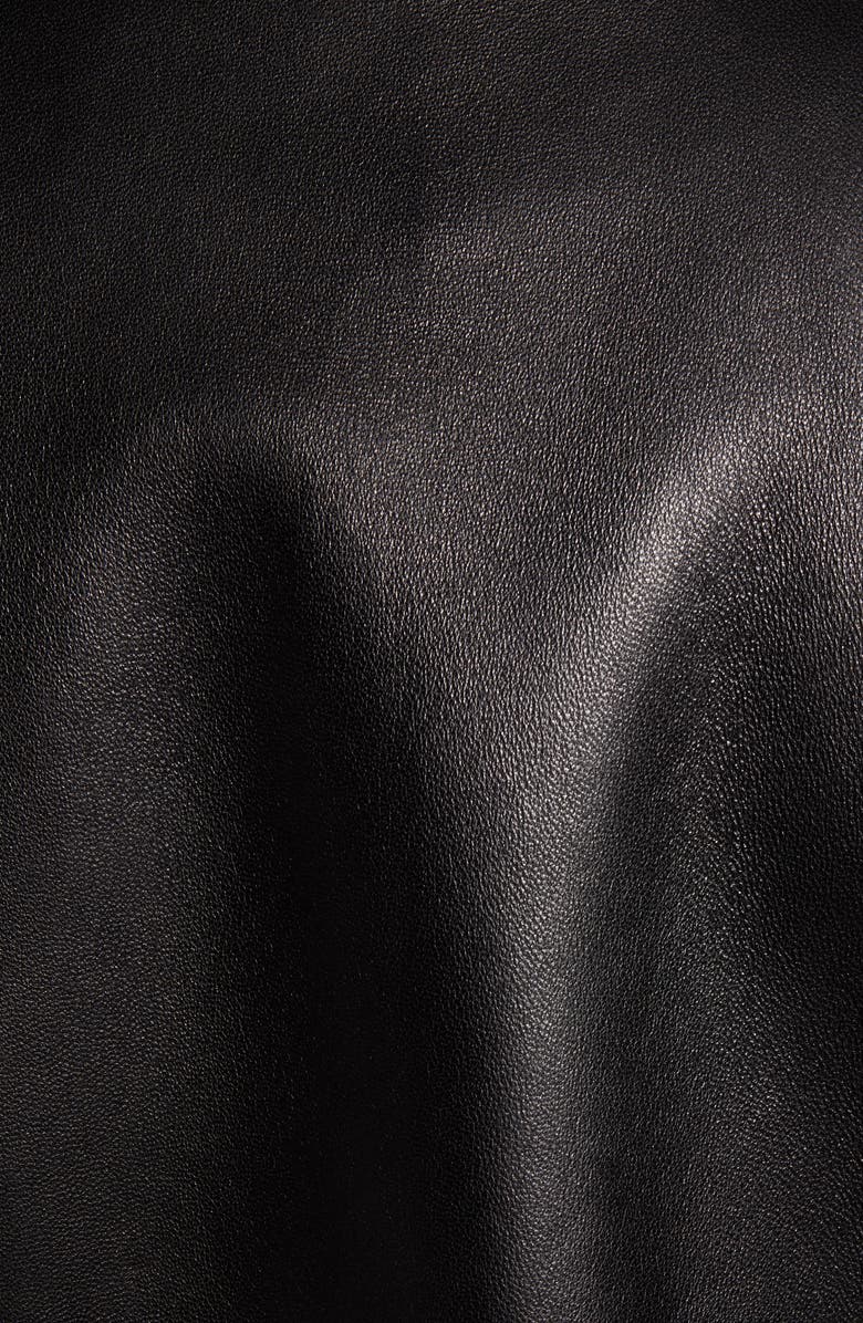 Derek Lam 10 Crosby Lambskin Leather Moto Jacket, Alternate, color, 