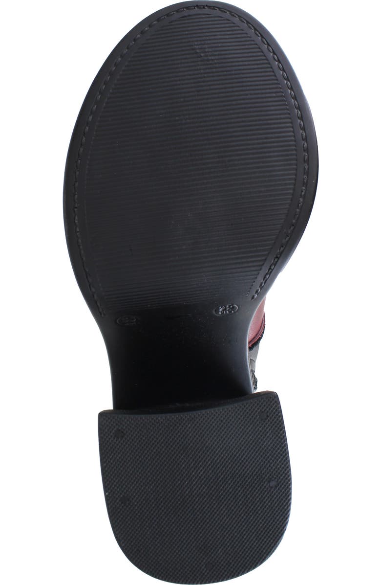 ZIGI Noa Platform Bootie, Alternate, color, Black/ Red