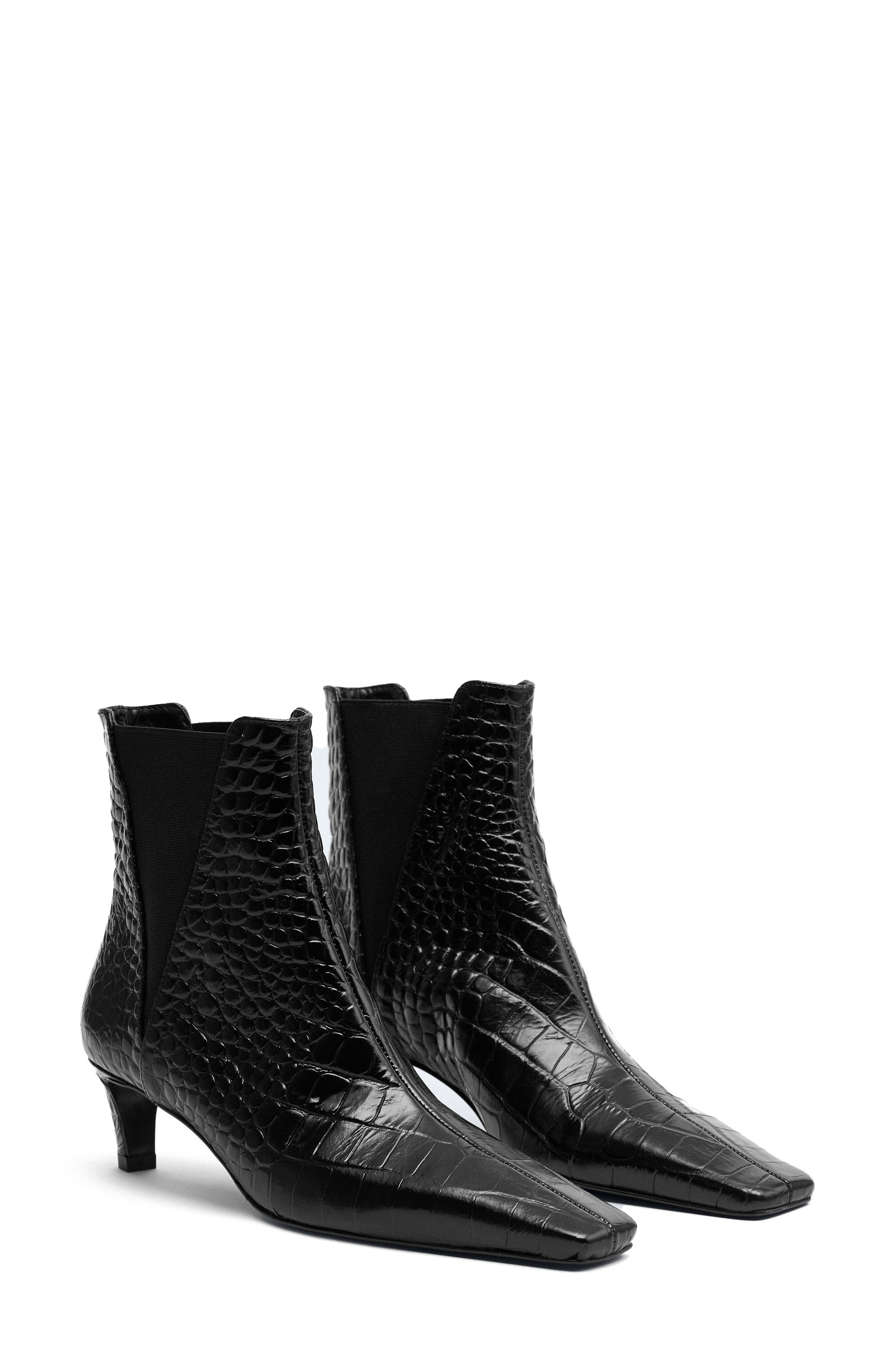 Kitten Heel Chelsea Boot, Main, color, BLACK