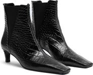 MANGO Kitten Heel Chelsea Boot