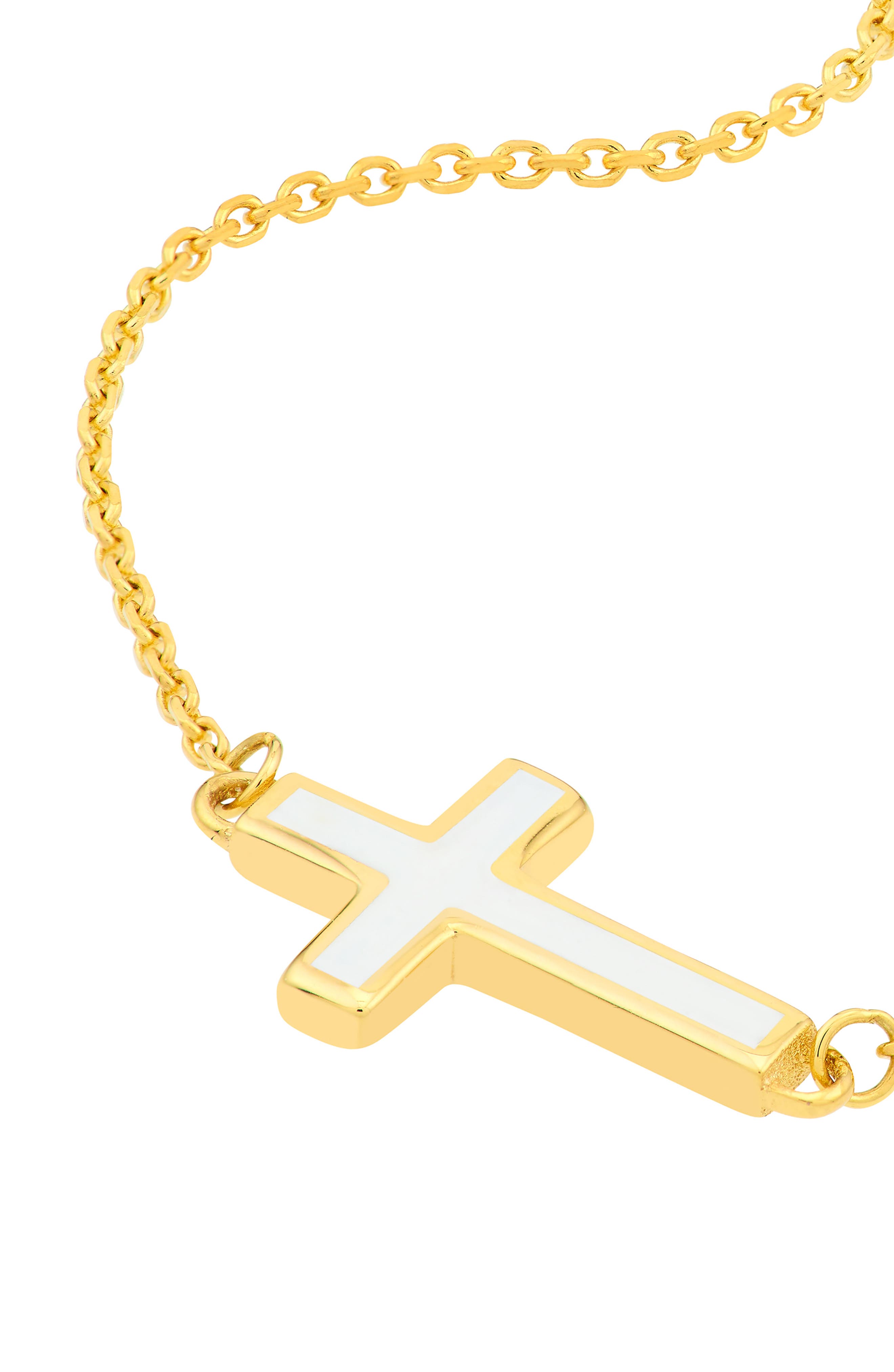 HAWLEY ST Enamel Cross Pendant Necklace (Women) | Nordstromrack