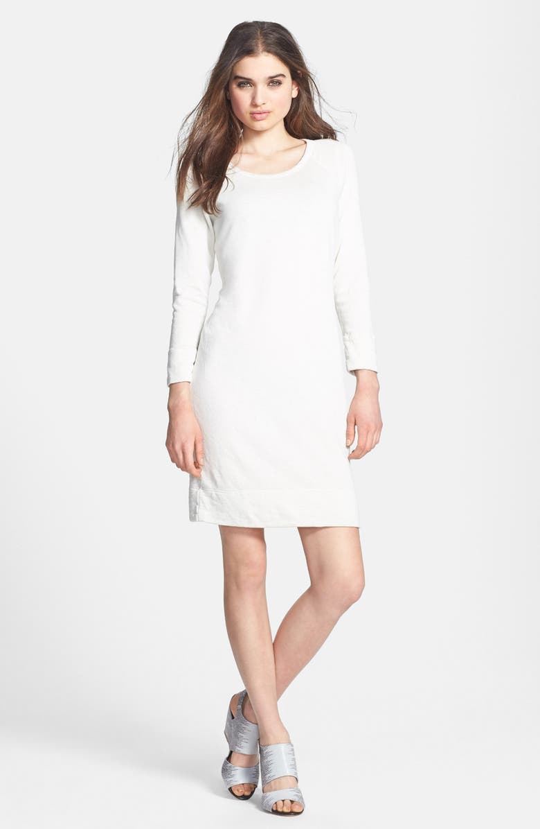 James Perse Raglan Sleeve Sweatshirt Dress, Main, color,
