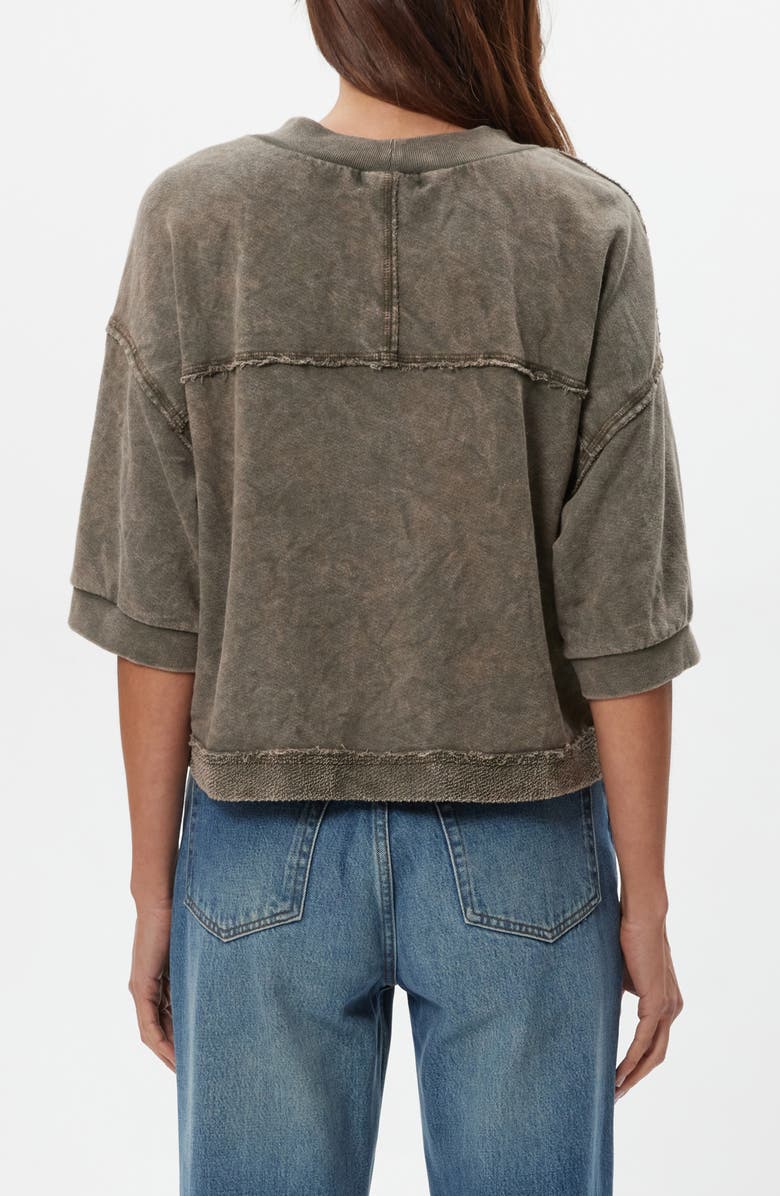 Michael Stars Marlow Wide Sleeve Cardigan, Alternate, color, Dark Caper