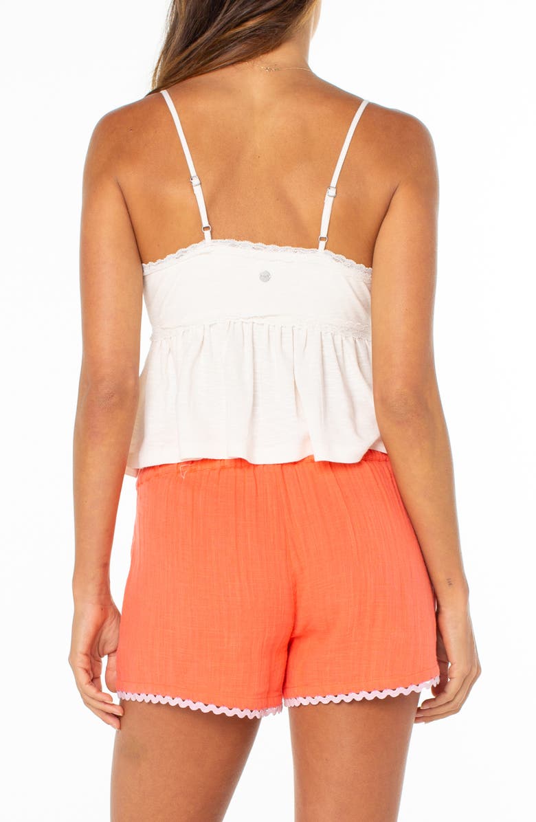 Roxy Coastal Sun Babydoll Camisole, Alternate, color, Dew