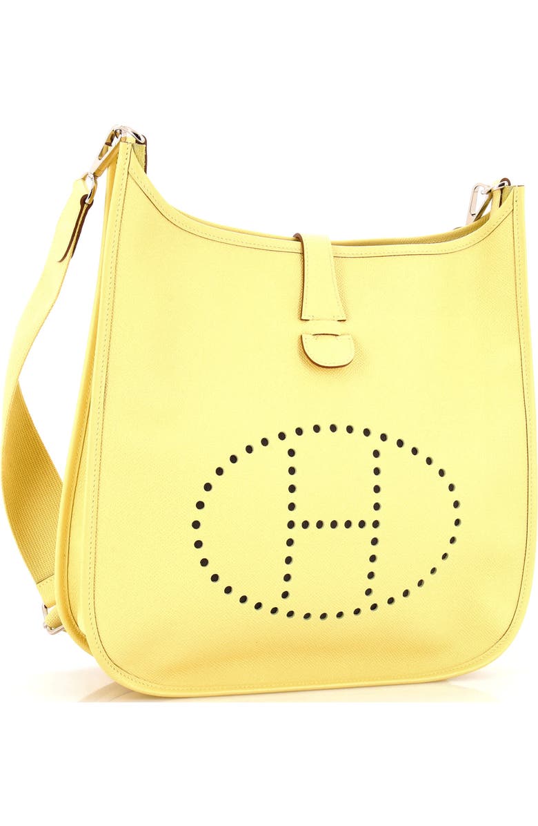 Pre-Owned Hermes Evelyne Bag Gen III Epsom GM, Alternate, color, Jaune Poussin