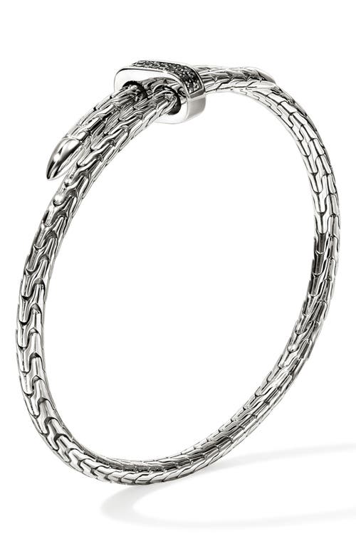 John Hardy Spear Flex Cuff, Sterling Silver, Pavé In Metallic