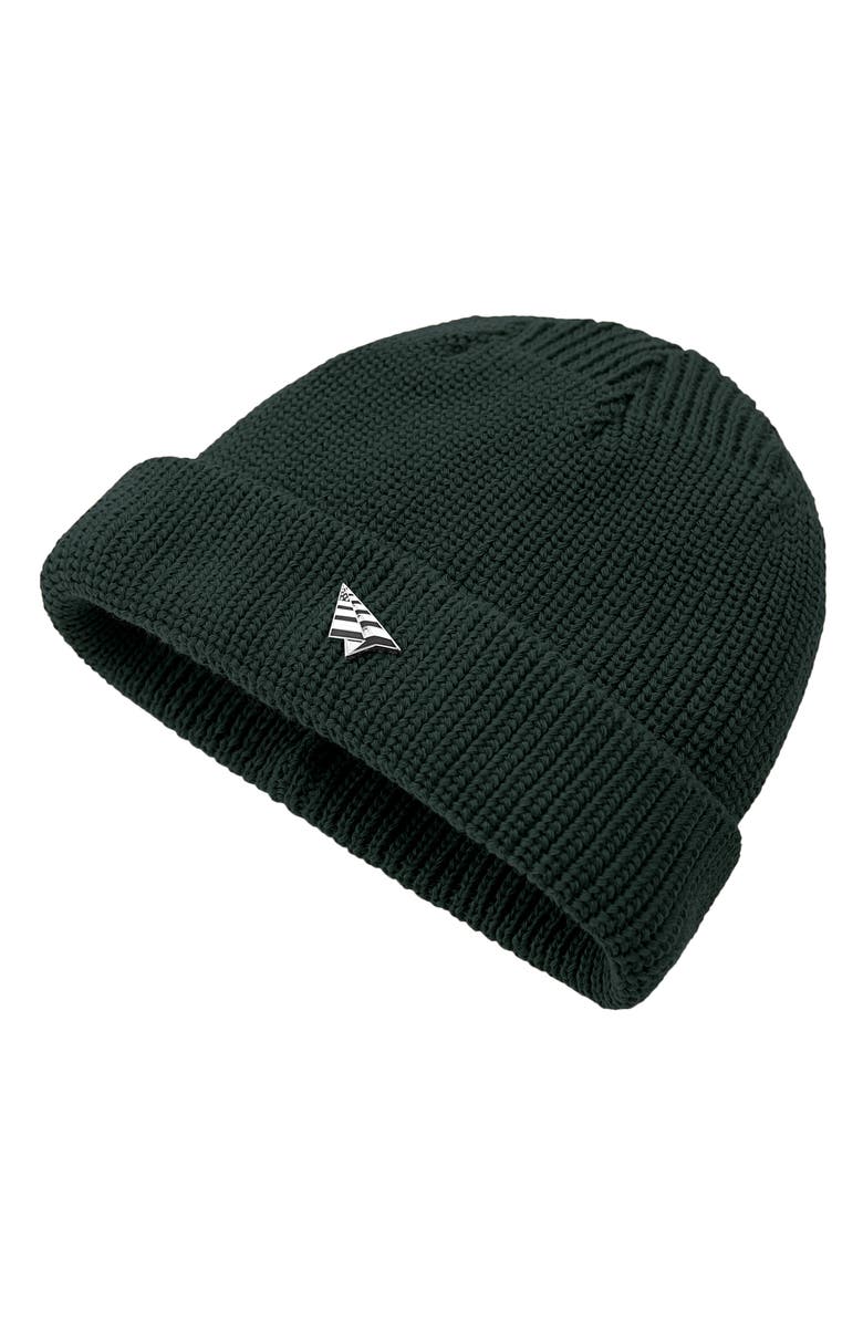 PAPER PLANES Wharfman Rib Beanie, Alternate, color, Dark Green