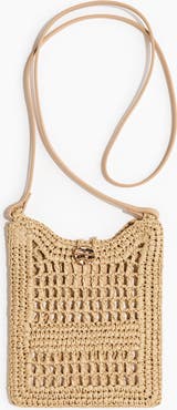 H&M Straw Phone Bag