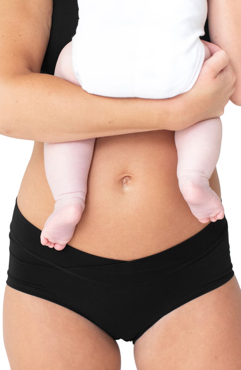 Kindred Bravely Assorted 2-Pack Maternity Hipster Briefs, Alternate, color,