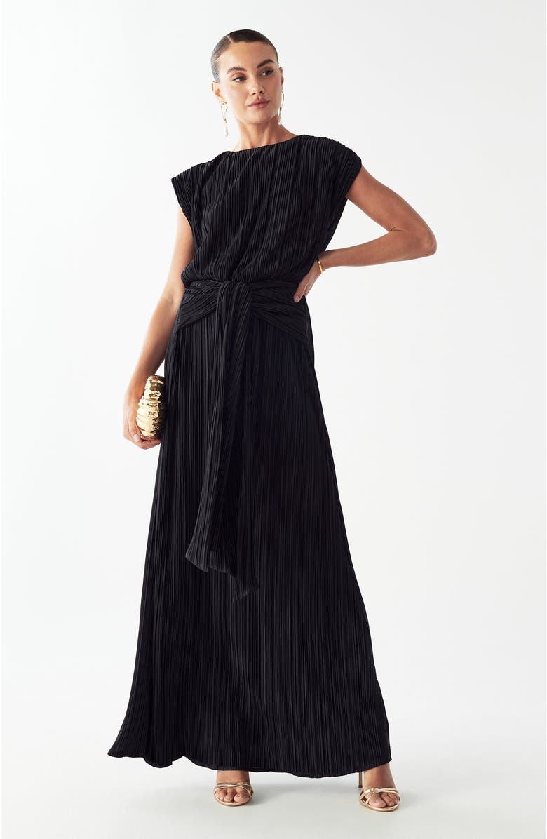 SAVEL Zarina Maxi Dress, Main, color, Black