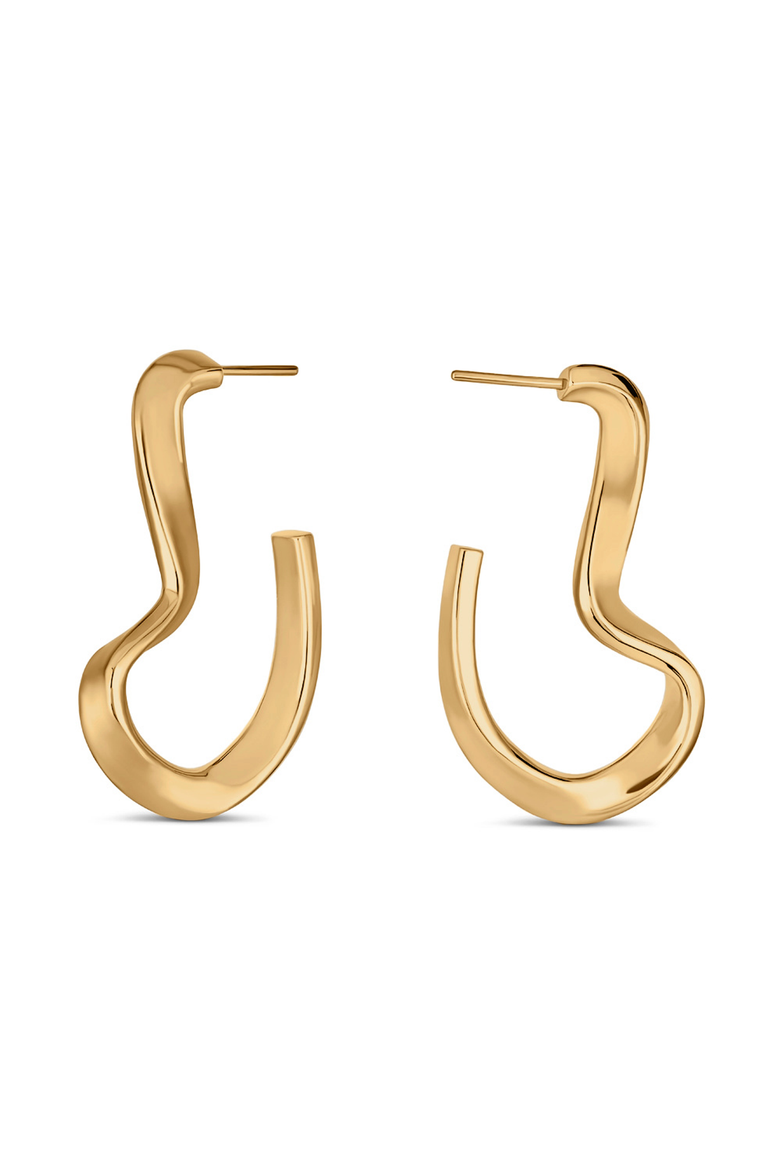 Sahab Hoop Earrings, Main, color, Gold