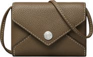 Tory Burch Leather Card Case Lanyard