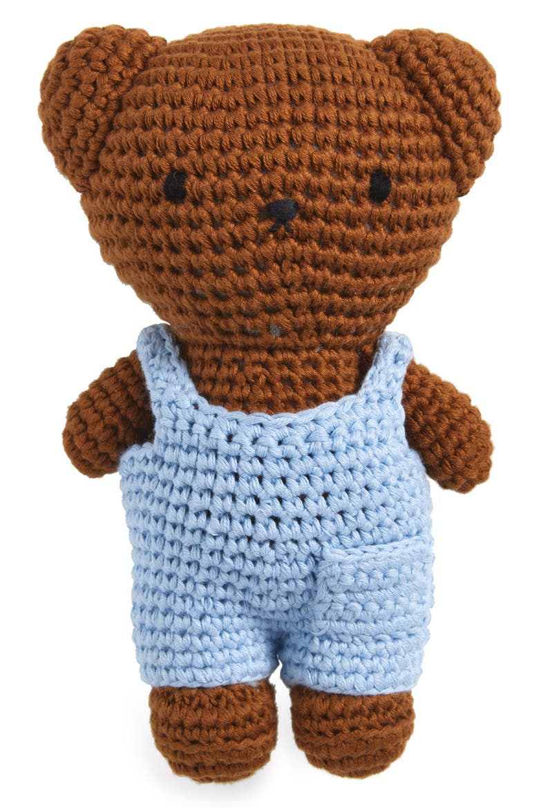 Boris Doll in Pastel Blue Overalls, Main, color, PASTEL BLUE