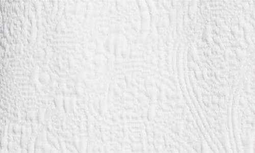 Shop Chloé Boxy Jacquard Double Breasted Cotton Blend Jacket In Coconut Milk