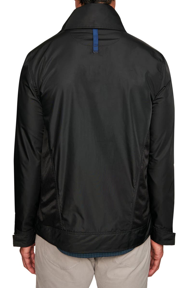 W.R.K Solid Water Resistant Mesh Hooded Jacket, Alternate, color, Black