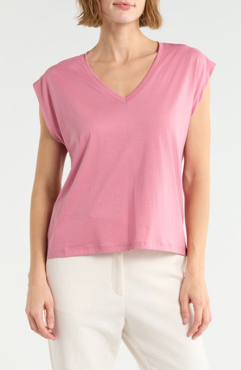 V-Neck Pima Cotton T-Shirt